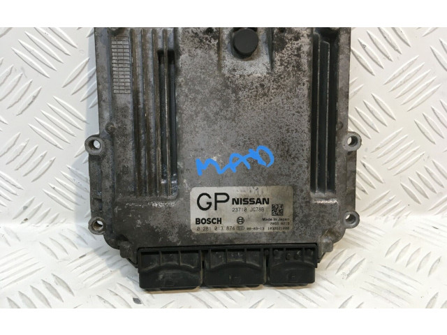 Řídící jednotka 23710JG78B, 0281013874 Nissan X-Trail T31 2008