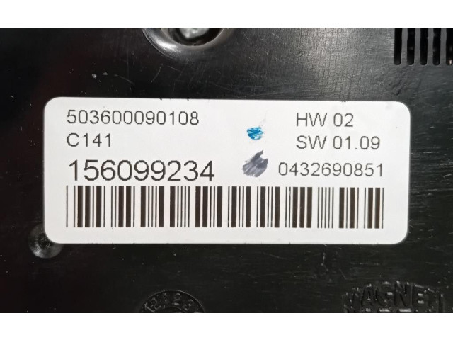 Блок управления климат-контролем 156099234, 156099234   Alfa Romeo Giulietta