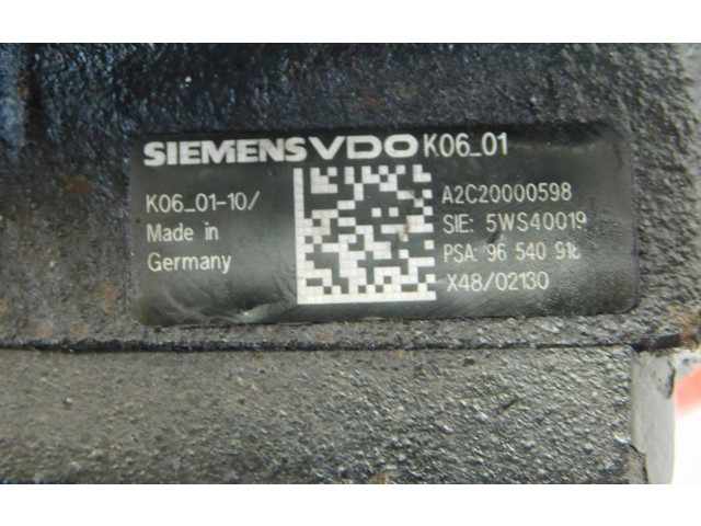 Vstřikovací čerpadlo 9654091880 Peugeot 407 pro naftový motor 2.0