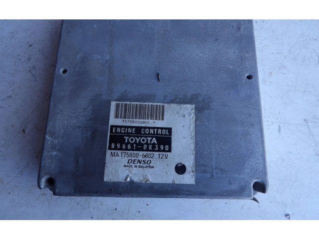 Řídící jednotka 896610K390, 1758006802 Toyota Hilux (AN10, AN20, AN30) 2010