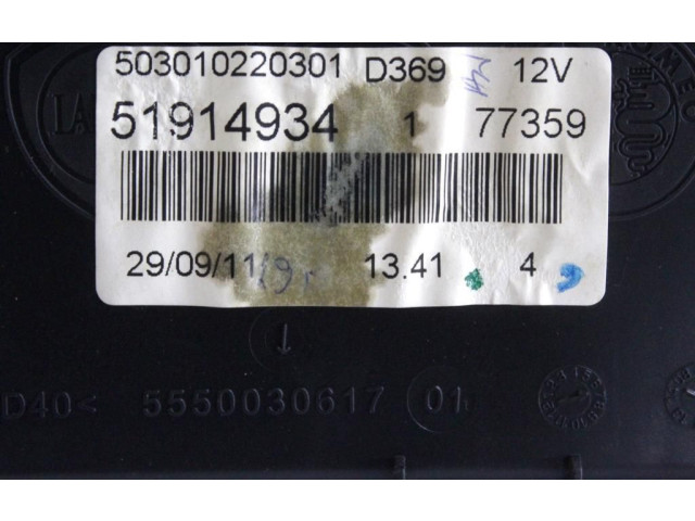 Přístrojová deska  Fiat Punto Evo 2011 51914934  