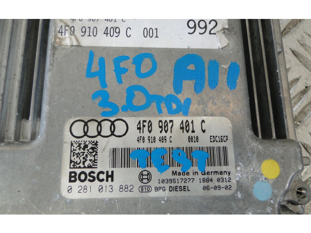 Блок управления 4F0907401C, 4F0907401C Audi A6 S6 C6 4F