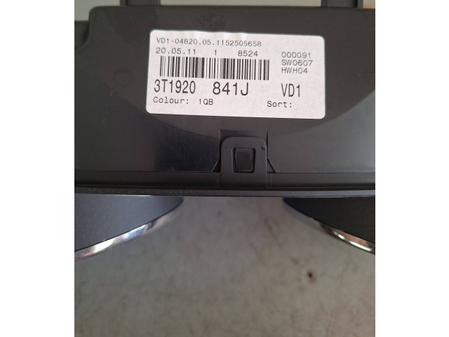 Geschwindigkeitsmesser Cockpit 3T1920841J Skoda Superb B6 (3T)