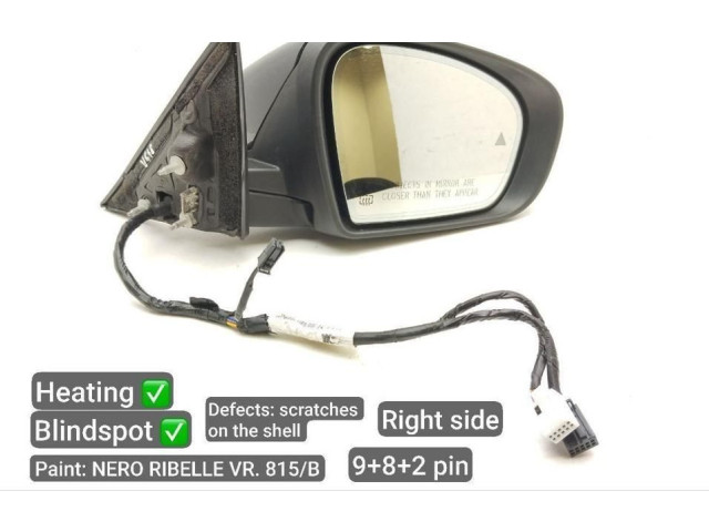 Зеркало электрическое Maserati Ghibli 2013 - года