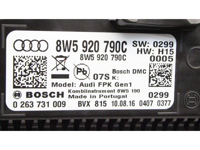 Панель приборов 8W5920790C Audi Q5 SQ5