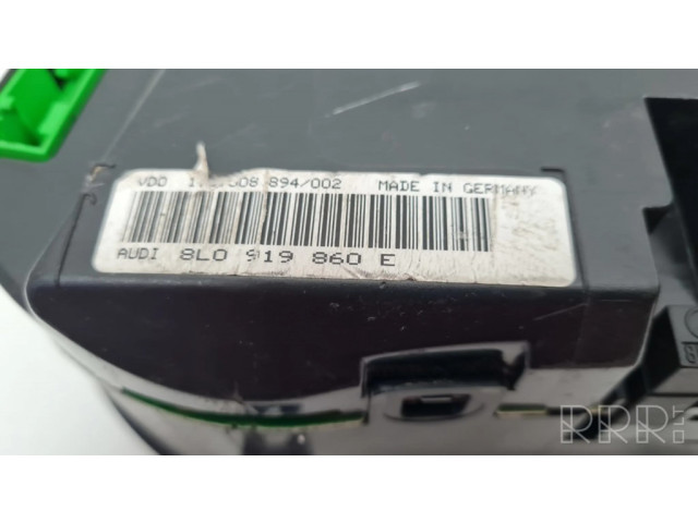 Панель приборов 8L0919860E, 8L0919272   Audi A3 S3 8L       