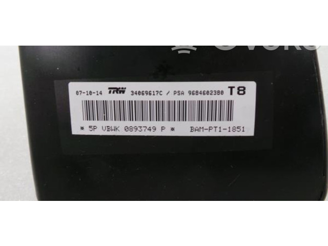 Подушка безопасности в сиденье 9684602380, 34069617C   Peugeot 5008