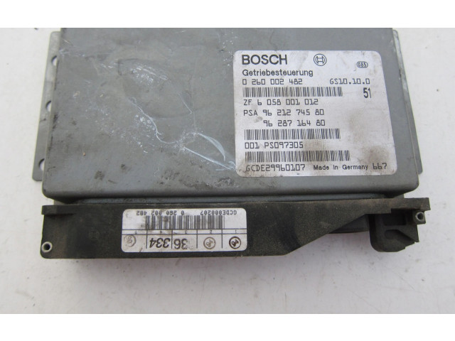 Блок управления коробкой передач 0260002482, 9621274580   Peugeot 406