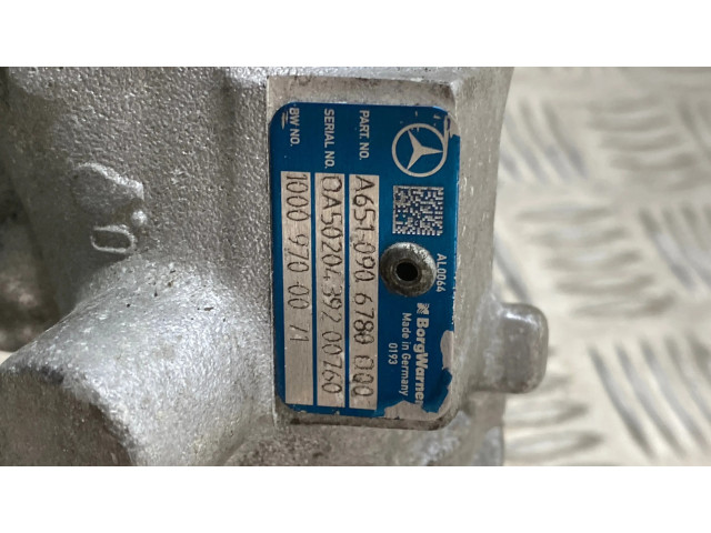 Turbodmychadlo Турбина A6510906780, 1000970007 Mercedes-Benz GLK (X204) 2.2 651912