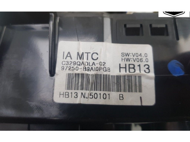 Блок управления климат-контролем 97250B9A10, 97250B9AI0PGB   Hyundai i10