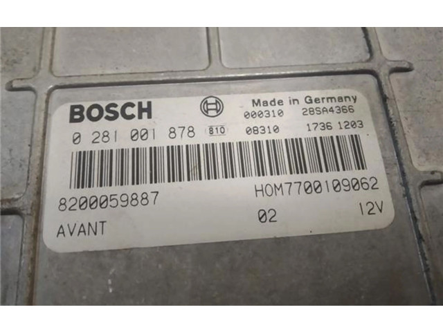 Блок управления 8200059887, 7700109062   Renault Clio II