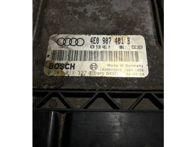 Řídící jednotka 4E0910401H, 4E0907401B   Audi A8 S8 D3 4E 2004