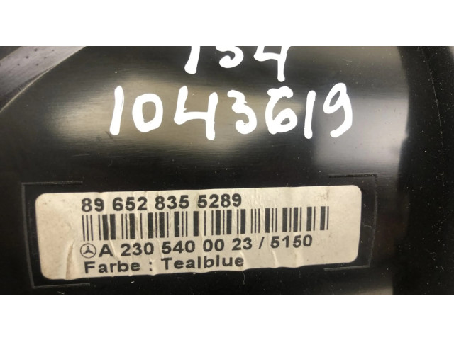 Přístrojová deska Mercedes-Benz SL R230 2003 110080091027, A2305404411