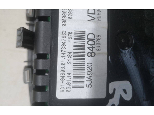 Панель приборов 5JA920840D, 1473947663 Skoda Rapid (NH)