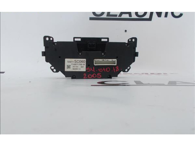 Блок управления климат-контролем 72311SC060, SU.010.18.2005 Subaru Forester SH
