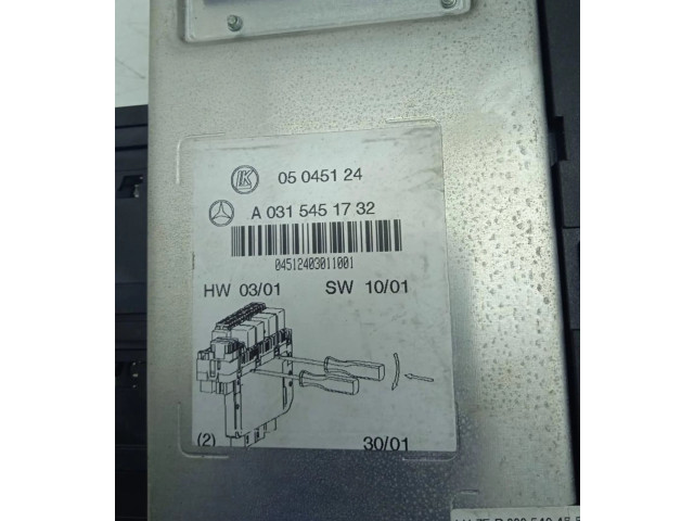 Řídící jednotka A0315451732 Mercedes-Benz S W220