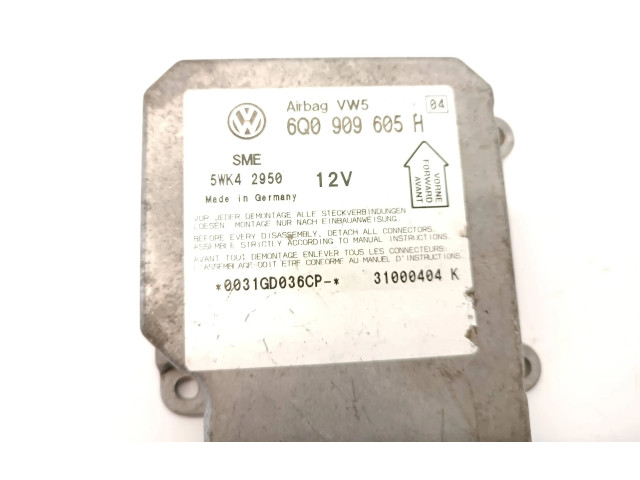 Блок подушек безопасности 6Q0909605H, 5WK42950   Skoda Fabia Mk1 (6Y)