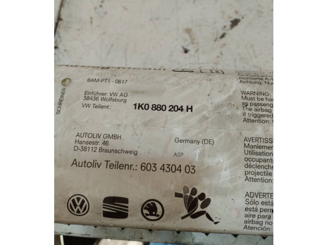 Подушка безопасности пассажира 1K0880204H, 603430403   Skoda Octavia Mk2 (1Z)