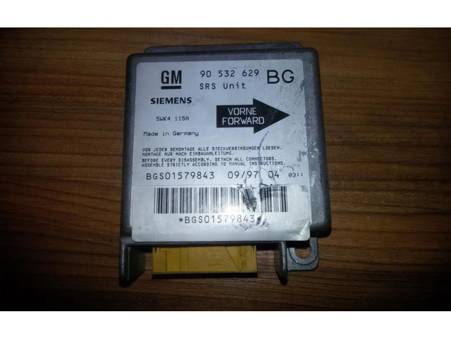 Блок подушек безопасности 90532629, 5wk4115a   Opel Tigra A