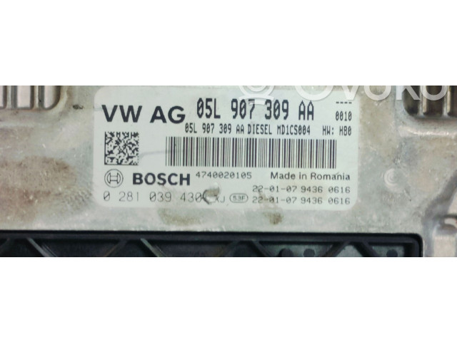 Блок управления двигателя 0281039430   Skoda Octavia Mk4