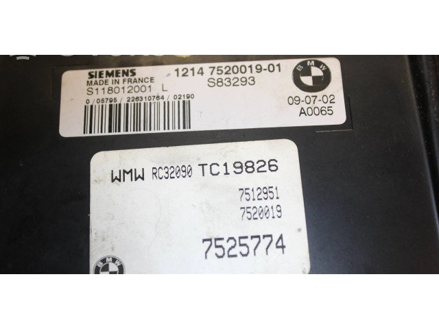 Řídící jednotka 7520019, S118012001L   Mini One - Cooper R50 - 53 2003