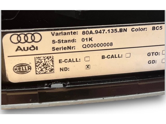 Блок комфорта S2518, 80A947135BN Audi Q5 SQ5