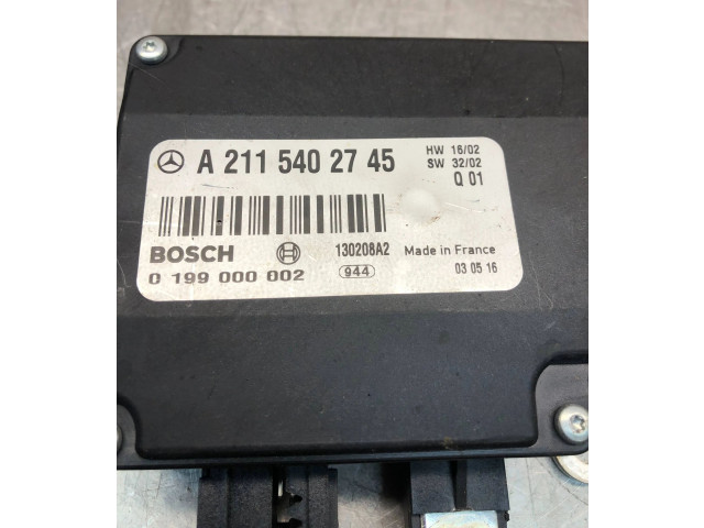 Модуль управления аккумулятором A2115402745, 130208A2 Mercedes-Benz E W211 2004