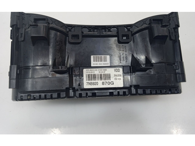 Přístrojová deska Seat Alhambra (Mk2) 2010 7N5920870G