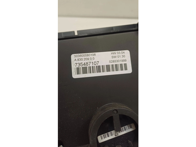 Блок управления климат-контролем 735487107, 0285301999 Lancia Delta III