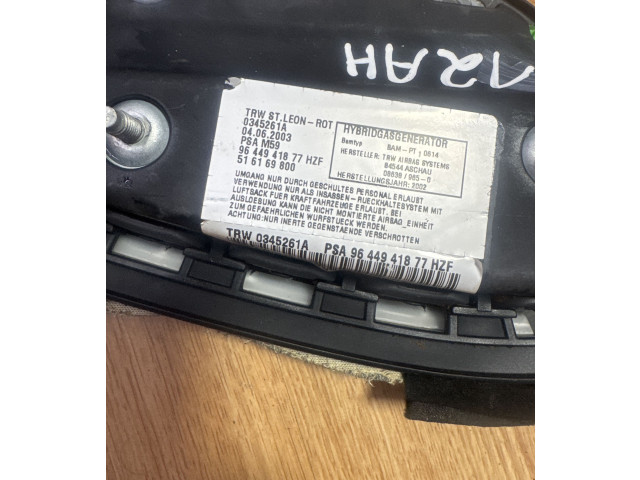 Подушка безопасности в сиденье 964494187B, 0345261A Citroen Berlingo