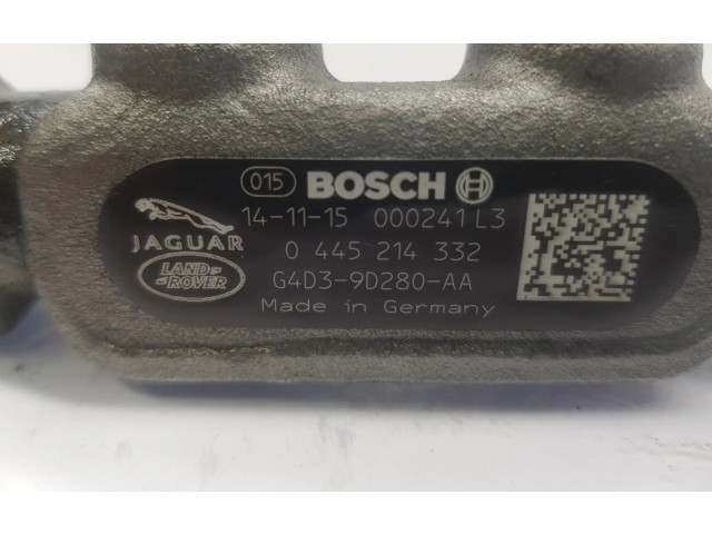 Топливная рампа AJ813370, G4D39D280AA Jaguar XE