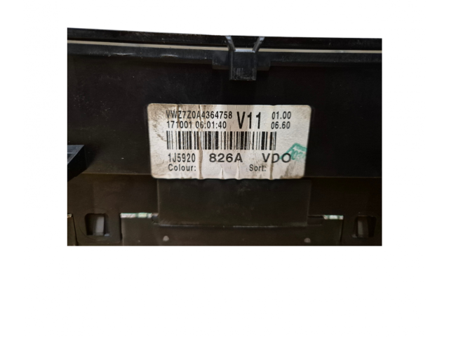 Přístrojová deska Volkswagen Bora 1999 1J5920826A