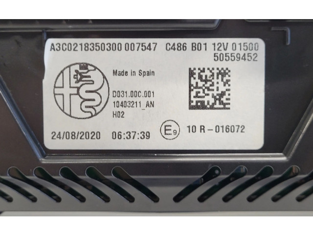 Přístrojová deska Alfa Romeo Stelvio 2020 50559452