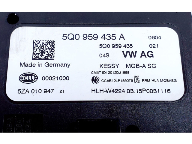 Блок управления 5Q0959435A, 5ZA010176 Skoda Fabia Mk3 (NJ)