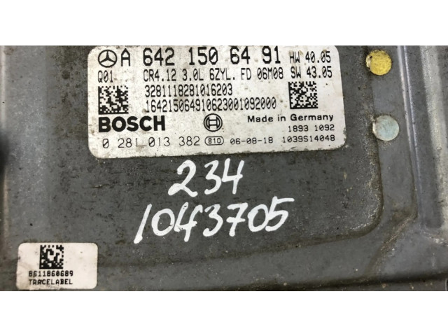 Řídící jednotka 0281013382, A6421505100 Mercedes-Benz ML W164 2007