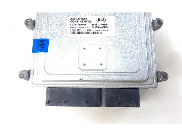 Блок управления двигателя A2C1517610001, 391B103DE4 KIA Niro