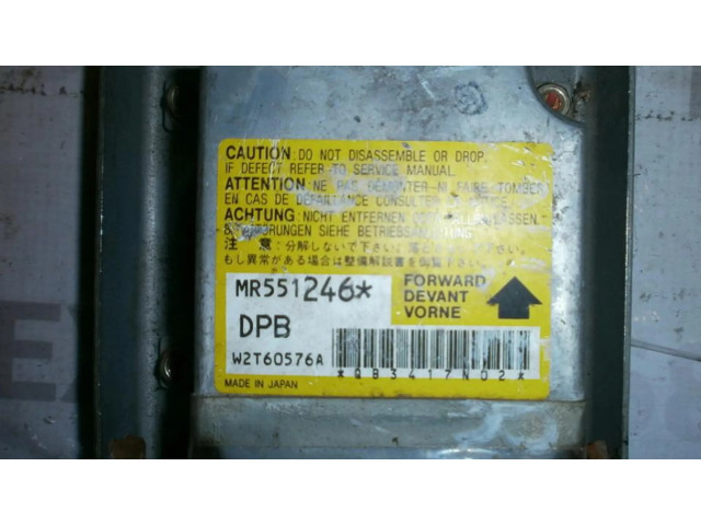 Блок подушек безопасности MR551246, W2T60576A Mitsubishi Lancer