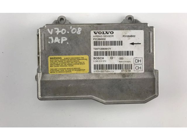 Блок подушек безопасности 31264932, 0285010372   Volvo V70
