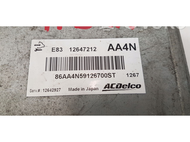 Блок управления двигателя 12642927, 12647212 Opel Meriva B