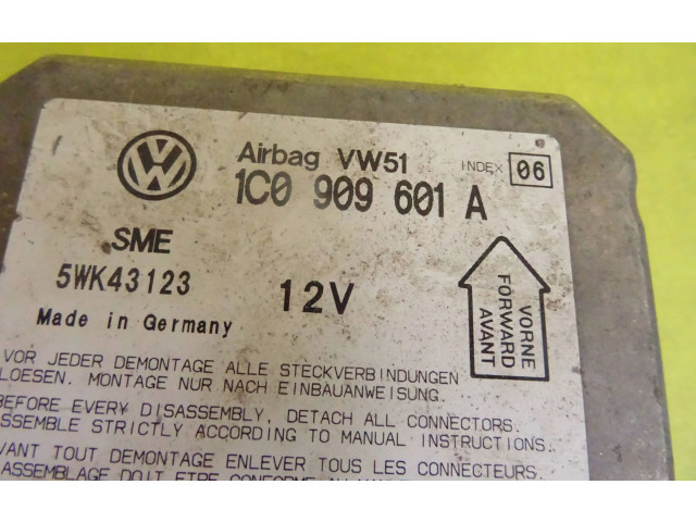 Блок подушек безопасности 1C0909601A   Skoda Fabia Mk1 (6Y)