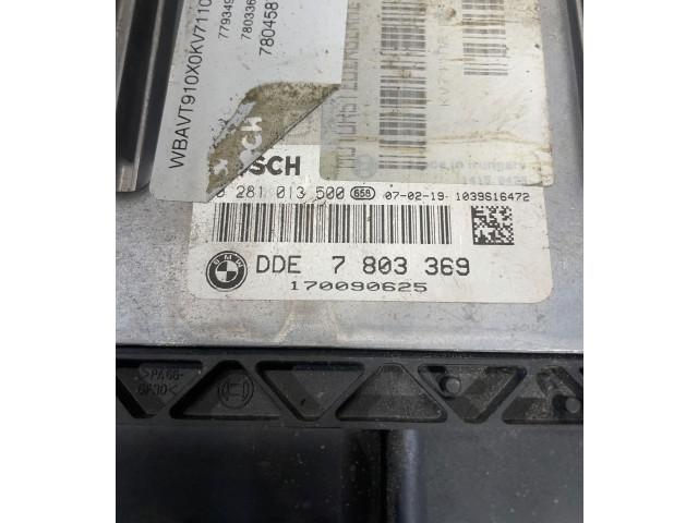 Řídící jednotka 7803369, 0281013500   BMW 5 E60 E61 2008