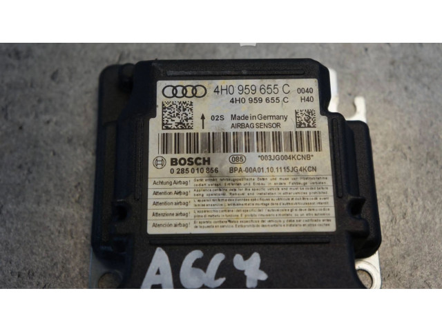 Блок подушек безопасности 4H0959655C, 0285010856 Audi A6 C7