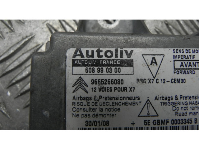 Блок подушек безопасности 608990300   Citroen C5
