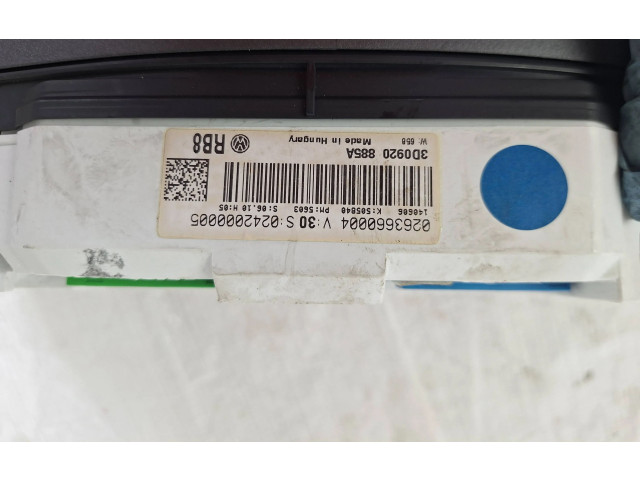 Панель приборов 3D0920885A   Volkswagen Phaeton       