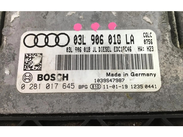 Řídící jednotka 03L906018LA Audi A6 S6 C7 4G 2011