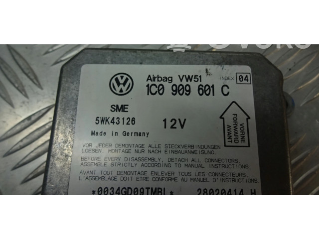 Блок подушек безопасности 1C0909601C Skoda Fabia Mk1 (6Y)