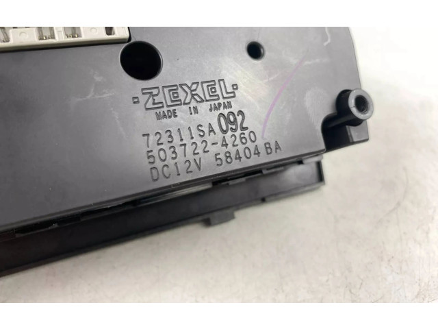 Блок управления климат-контролем 72311SA092 Subaru Forester SG