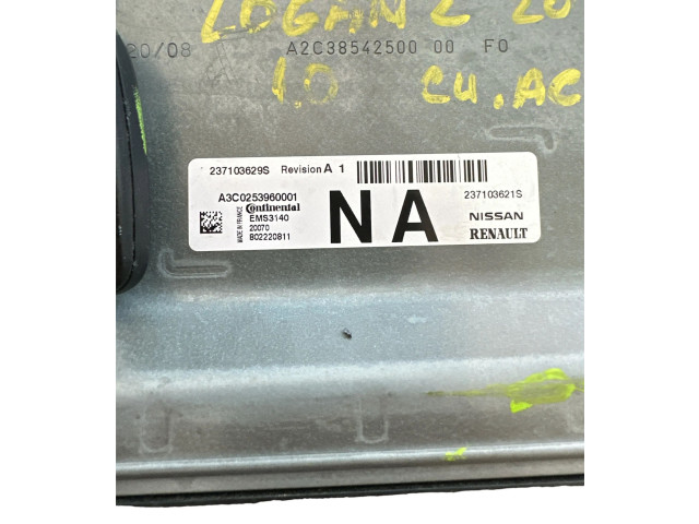 Блок управления двигателя 237103621S, 237103629S   Renault Twingo III