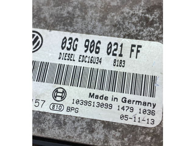 Řídící jednotka 03G906021FF, 14791036 Volkswagen Caddy 2006