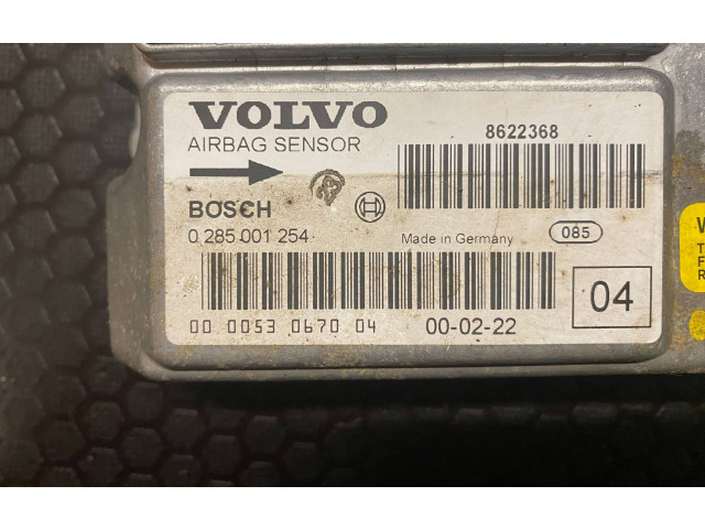 Блок подушек безопасности 8622368, 0285001254   Volvo S80